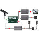 RADIAL PROMS2 MICROPHONE SPLITTER 2-way, 1x output, 2x thru, passive