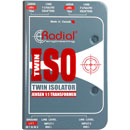 RADIAL TWIN-ISO LINE ISOLATOR 2-channel, line level, balanced I/O