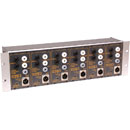 EMO E545 DI BOX Passive, 6 channel, with earth lift, 3U rackmount