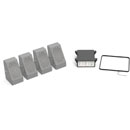 CONTACTA STS-K002-G-01 SPEECH TRANSFER SYSTEM Dual surface mount kit, with hearing loop, grey