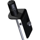 CONTACTA STS-M74-02-B MICROPHONE Discreet, cardioid, with right-angled bracket, black