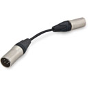 CANFORD XLR4M-XLR4M 4 pin adapter, 50mm cable