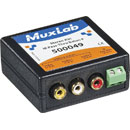 MUXLAB 500049 STEREO AV/IR PASS-THRU BALUN 3x female RCA, RJ45, terminal screws, female