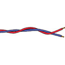 CANFORD JUMPER WIRE JWH2 Blue/red (BT CW1423) (reel of 200m)