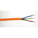 FLEXIBLE MAINS 3 core 1.5 sq.mm, Orange Arctic PVC