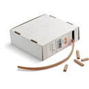 HEAT SHRINK SLEEVING Flexible, 3.2mm Brown, 10m length