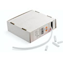 HEAT SHRINK SLEEVING Flexible, 9.5mm White, 6m length