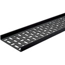 CANFORD PLASTIC CABLE TRAY 105mm, 2 metre length, black