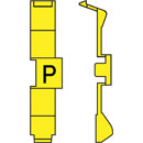 RETROFIT CABLE MARKERS PC60.P, black on yellow (strip of 32)