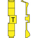 RETROFIT CABLE MARKERS PC60.T, black on yellow (strip of 32)
