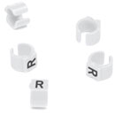 CABLE MARKERS PS15BW.R Retrofit, black on white, loose, bagged, (pack of 50)
