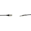 REAN CABLE XLR 3-pin female to 2-pole A-gauge jack plug, 6.10m, black