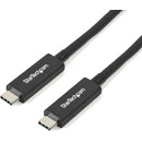 STARTECH THUNDERBOLT CABLE, 40Gbit/s, male to male, 0.8m, black