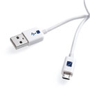 TRAVEL BLUE USB CABLE 2.0, Type A male - Type B-micro male, 1 metre