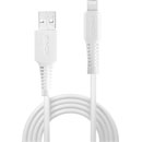 LINDY 31326 LIGHTNING CABLE Type A USB male - Lightning male, white, 1m