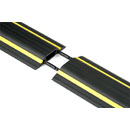D-LINE FC83H/9M MEDIUM DUTY FLOOR CABLE PROTECTOR 1-channel, 9000x83x14mm, black/yellow