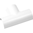 D-LINE FLET3015W 1/2-ROUND CLIP-OVER EQUAL TEE, For 30 x 15mm trunking, white