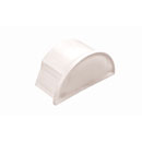 D-LINE EC5025W 1/2-ROUND SMOOTH-FIT END CAP, For 50 x 25mm trunking, white