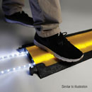 DEFENDER ULTRA L LUX CABLE PROTECTOR 4-channel, straight, 700 x 783mm, semi-transparent lid, yellow