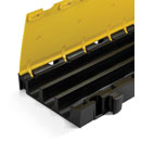 DEFENDER 3 2D M CABLE PROTECTOR 3-channel, straight, 1000 x 330mm, yellow