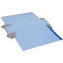 DEFENDER WHEELCHAIR RAMP LINE ER R End ramp, right, blue