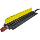 DEFENDER MICRO 2 CABLE PROTECTOR 2-channel, straight, 1005 x 273mm, yellow