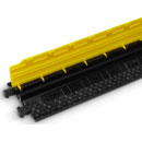 DEFENDER MICRO 2 LUX CABLE PROTECTOR 2-channel, straight, 1005 x 273mm, translucent, yellow