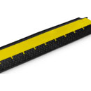 DEFENDER MICRO 2 LUX CABLE PROTECTOR 2-channel, straight, 1005 x 273mm, translucent, yellow