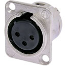 NEUTRIK NC3FD-L-0-1 XLR Female panel (no latch)
