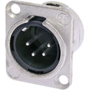 NEUTRIK NC4MD-L-1 XLR Male panel