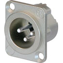 NEUTRIK NC3MD-LX-HA XLR Male panel, crimp