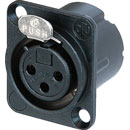 NEUTRIK NC3FD-LX-HA-BAG XLR Female panel, crimp