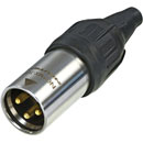 NEUTRIK NC3MX-TOP XLR Male cable connector, gold-plated contacts, true outdoor protection