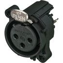 NEUTRIK NC3FAAV XLR Female PC mounting vertical