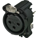 NEUTRIK NC3FAAV1 XLR Female PC mounting vertical