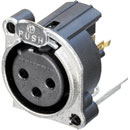 NEUTRIK NC3FBAV1 XLR Female PC mounting vertical