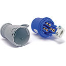 MK K9001BLU Splashproof 16A cable plug