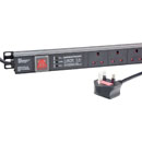 CANFORD PDU Economy, vertical, 16-way, UK, surge protected