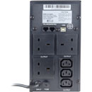 POWERCOOL LINE INTERACTIVE 1200VA UPS, 3 x 3-Pin UK,  3 x IEC, RJ45, 1 x USB