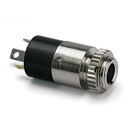 NEUTRIK MINIATURE JACK SOCKET 3.5mm 3-pole, nickel plated body, gold plated contacts