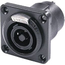 NEUTRIK NLT4FPXX-BAG SPEAKON Female panel, black