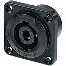 NEUTRIK NLT4MPXX-BAG SPEAKON Male panel, black