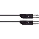 SWITCHCRAFT BANTAM STEREO PATCHCORD 600mm Black