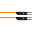 SWITCHCRAFT BANTAM STEREO PATCHCORD 600mm Orange