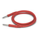 REAN BANTAM PATCHCORD Moulded, starquad cable, 1800mm Red