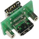 IKON HDMI-B90B HDMI Female - HDMI Female adapter, right-angle