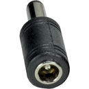 DC CONNECTOR ADAPTER 2.5mm 10mm male (socket) to 2.1mm 10mm female (plug)