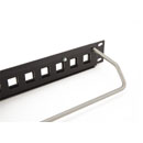 CANFORD KEYSTONE CONNECTION PANEL 1U 1x16 modules, black