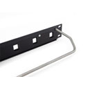 CANFORD KEYSTONE CONNECTION PANEL 1U 1x8 modules, black