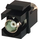 TUK KEYSTONE COUPLER BNC female to BNC female, 50 ohm, black